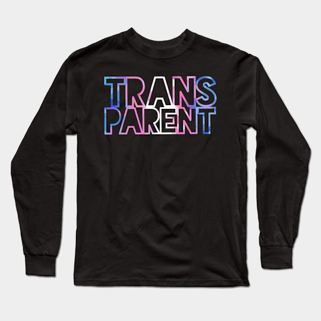 Trans parent Long Sleeve T-Shirt by Art by Veya